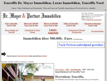 Tablet Screenshot of drmayerimmobilien.de